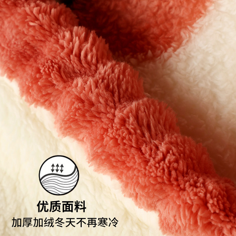 冬季加绒女款新款法兰绒珊瑚绒睡衣 蔓黎兹睡衣/家居服套装