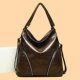 2026 new high-end texture women’s backpack, fashionable and versatile large-capacity zipper travel shoulder tote bag