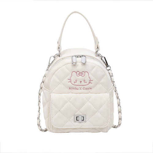 艾米兔女包2025新款可爱洋气时尚潮流日常百搭小众通勤双肩包 - 图3