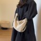 2024 New Large Capacity Bag Women's Tote Bag High School Student Lightweight Fashionable Versatile Winter Crossbody Bag Student Bag