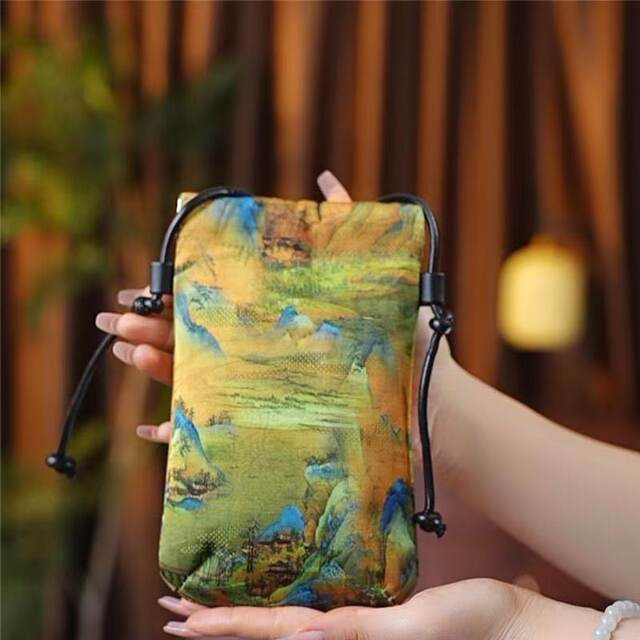 Xiangyun yarn small bag crossbody bag mobile phone bag versatile ladies simple new Chinese style national style mobile phone bag