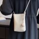 Niche texture mini bag for women 2025 new simple casual mobile phone bag Korean fashion versatile crossbody bag