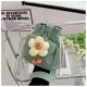 Popular small bags for women 2023 new trendy fresh canvas shoulder bag cute girly flower crossbody bucket bag