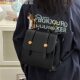 Retro versatile backpack women's handheld backpack student class large capacity casual college style JK bag crossbody bag