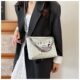 Embroidered new cat crossbody bag 2025 shoulder bag spring and summer casual outing commuting tote bag versatile portable
