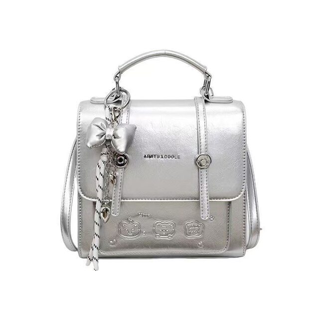 Amy Rabbit women's bag 2025 new style fashionable and good-looking versatile solid color design simple trendy western style niche backpack