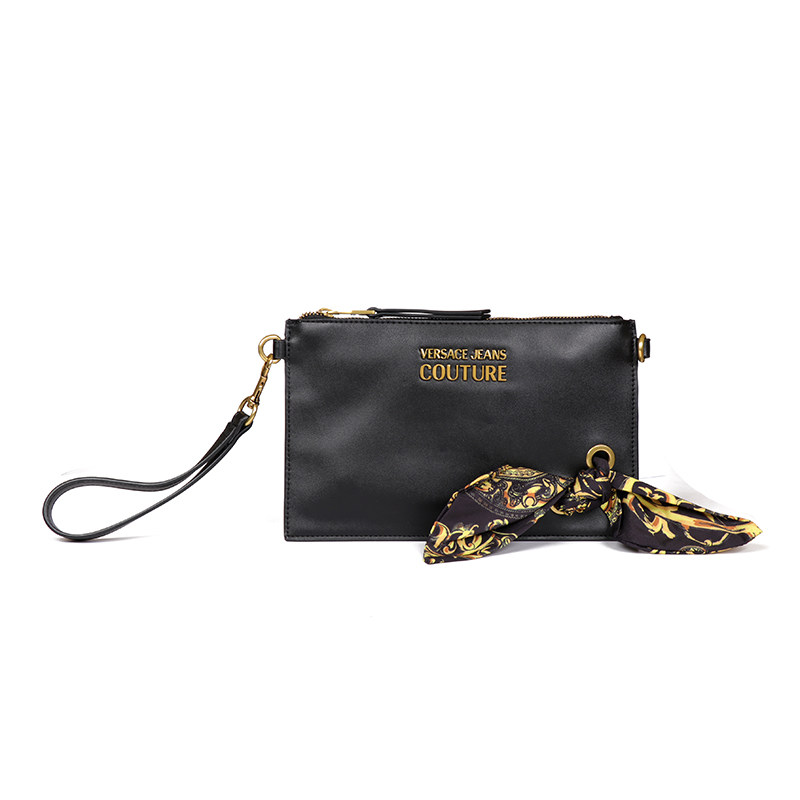 【自营】范思哲女皮质手拿小号斜挎包 天猫国际时尚直营女士包袋