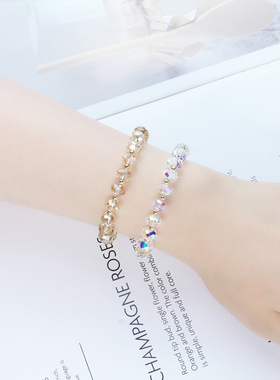 ins原创设计风轻奢感水晶手链