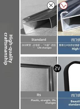 metal frame rack full-body mirror wall mirrow Bedroom mirror