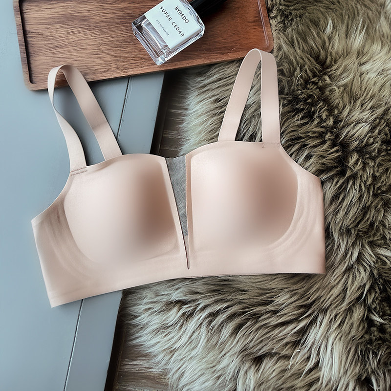 大胸显小胸夏季聚拢无钢圈文胸罩 闺蜜丫头文胸