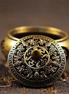 跨境纯铜一炷香小香炉黄铜