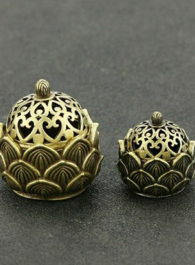 跨境纯铜一炷香小香炉黄铜