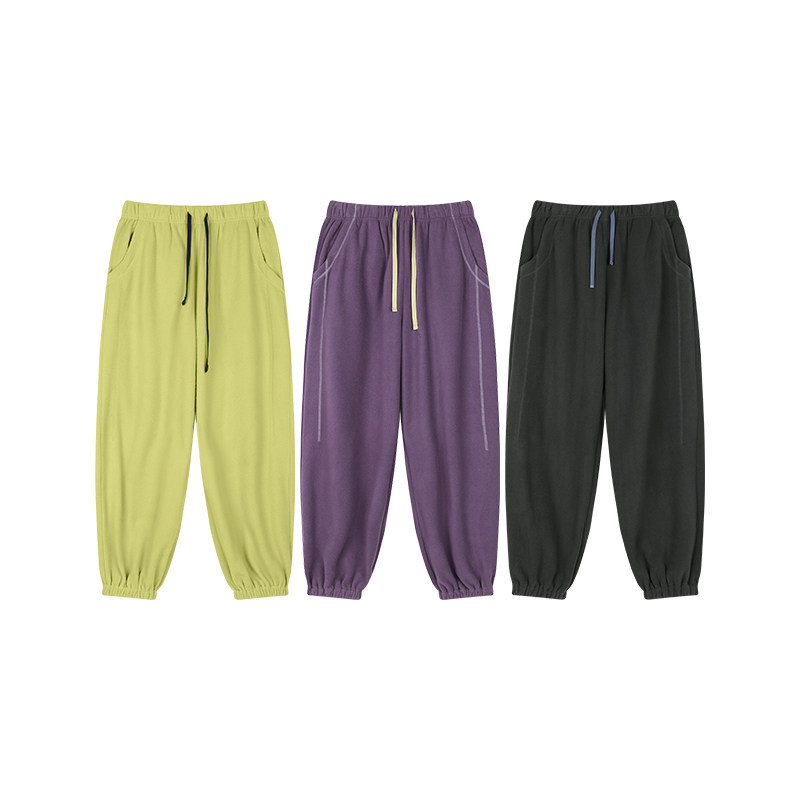 ACMEITEM爱棵米 户外亲子摇粒绒束脚裤柔软收脚口运动长裤子男女,淘宝优惠券,粉丝福利购,淘宝优惠卷