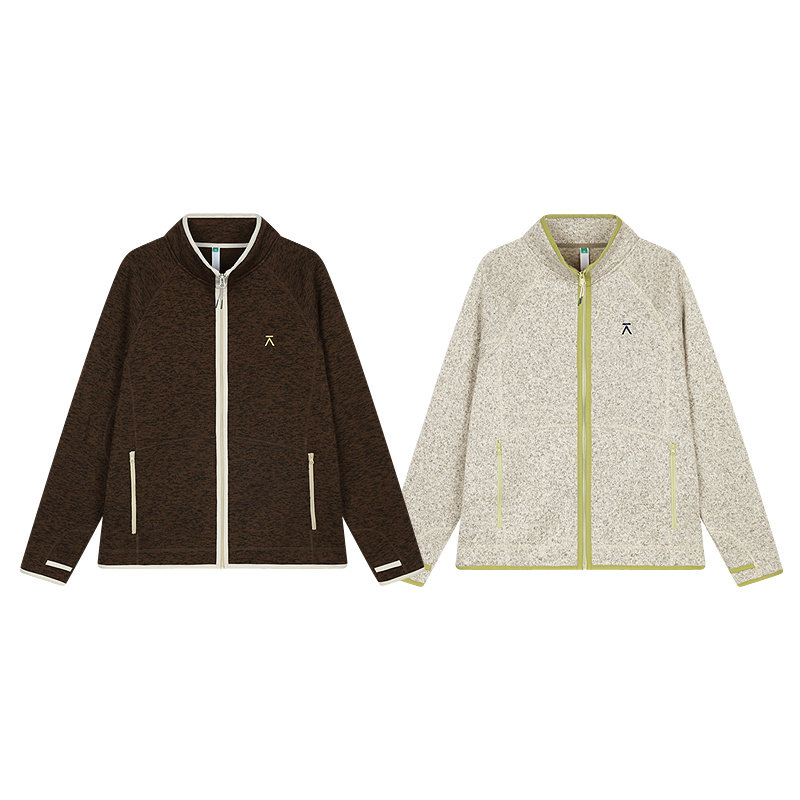 ACMEITEM爱棵米 户外亲子抓绒磨毛开衫外套立领内胆合体上衣男女,淘宝优惠券,粉丝福利购,淘宝优惠卷