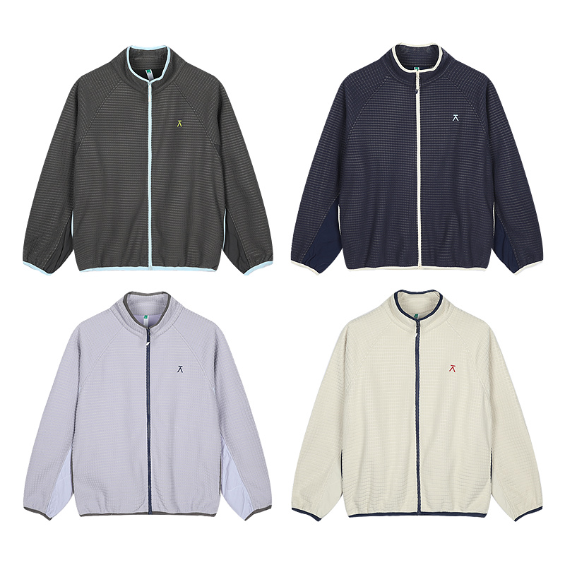 ACMEITEM爱棵米 户外秋冬抓绒立领外套插肩显瘦扩版上衣男女 - 图3