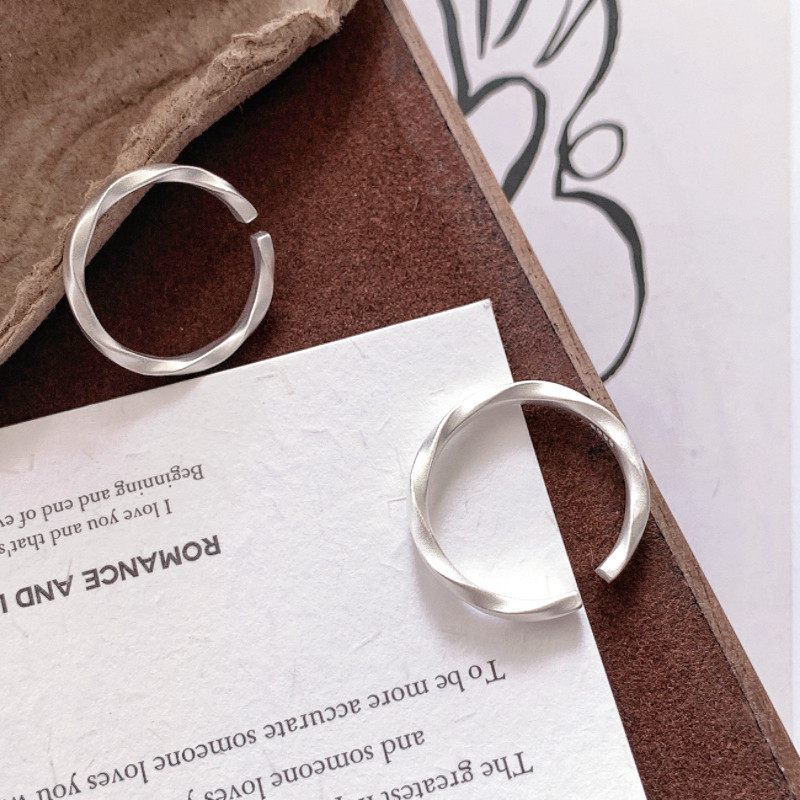 French thread ring sterling silver luxury cool jewelry