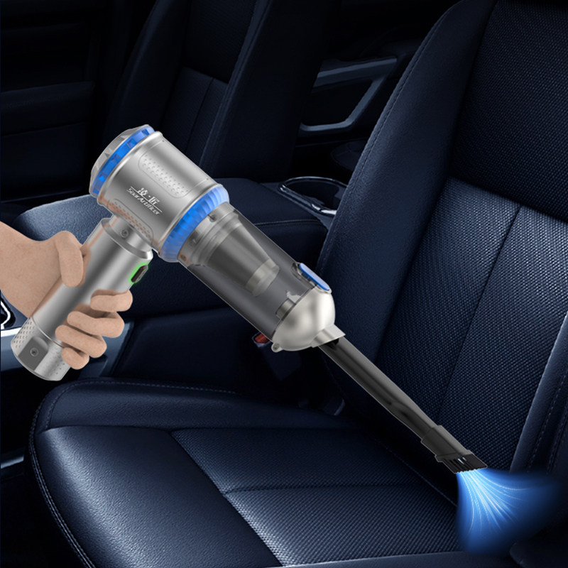 凌匠5合1快充无线车载吸尘器无刷大吸力汽车家用吸吹充抽手持小型