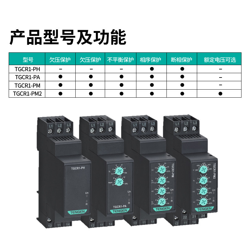 天正TGCR1断相相序保护继电器XJ3-D缺相三相不平衡过欠压保护380V,淘宝优惠券,粉丝福利购,淘宝优惠卷