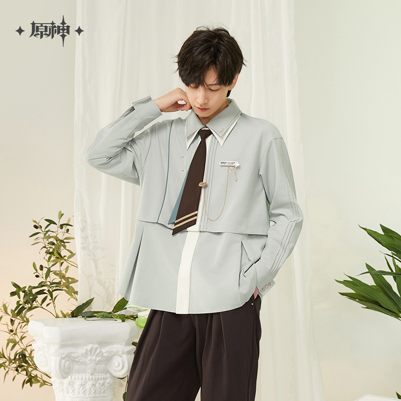 【原神官方】温迪主题印象系列长袖衬衫 可拆卸 Genshin - 图2