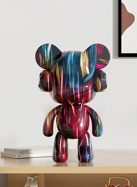 叮咚熊树脂居家摆件简约家具小熊