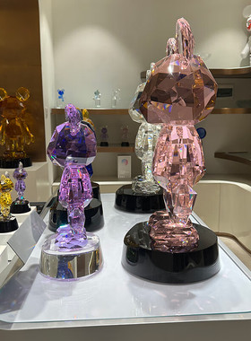 星际熊轻奢高端水晶家居摆件