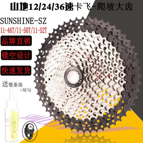 日晖山地车塔轮891011242730速卡式飞轮自行车变速塔轮后飞大齿轮 - 图0