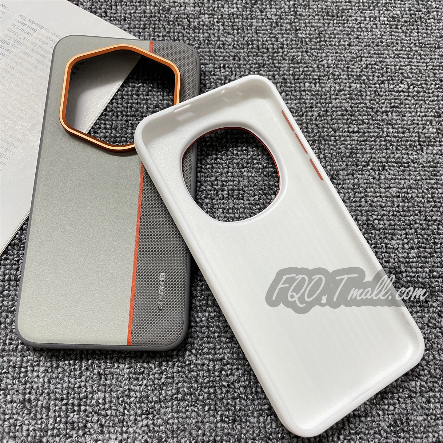 Fqo 适用荣耀Magic6 Pro手机壳magic7 RSR保时捷金属镜头磨砂素皮魔术7pro防滑三拼金甲简约Magic6软边超薄硬 - 图3