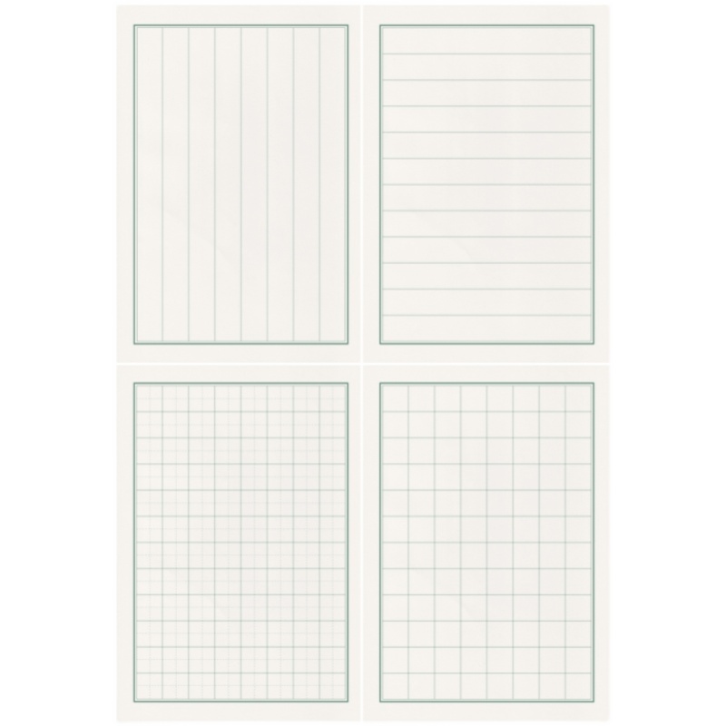 70克A5硬笔书法专用蒙肯纸12至18mm方格田字格米字格横线竖线护眼