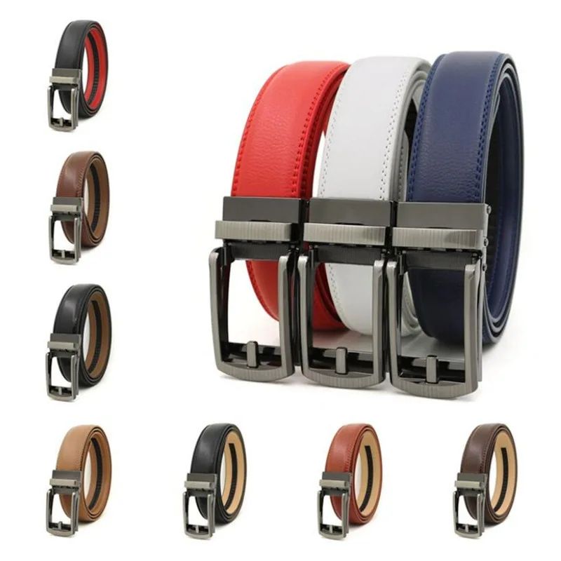 kle Two-layer Cowhide Business Casual Belt for Men Wholesale - 图0