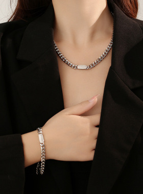 Titanium steel necklace stainless steel jewelry