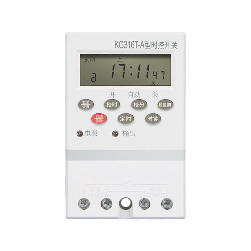 电源定时器微电脑时控开关kg316t路灯时间控制器220V全自动大功率 - 图3