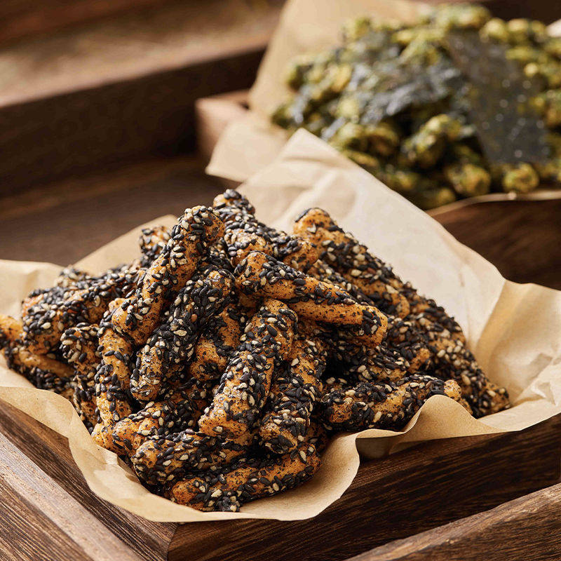 卡其乐工厂直发黑芝麻小麻花芝麻整箱袋装3kg包邮,淘宝优惠券,粉丝福利购,淘宝优惠卷