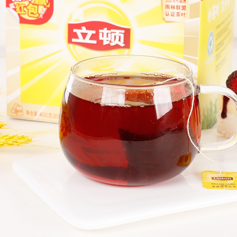 **立顿红茶e80独立茶包s100包立顿红茶包奶茶店专用实惠装lipton - 图0