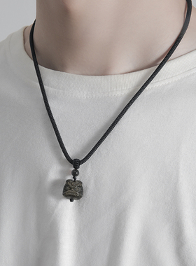 银曜石醒狮2023年新款项链