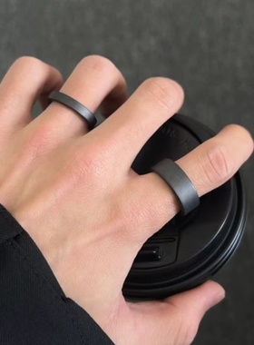 高级感痞帅轻奢男戒指