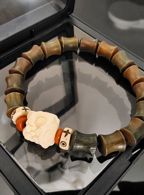 高级感国潮醒狮转运珠手链