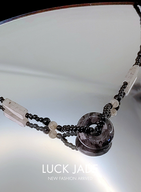 高级感小众痞帅平安扣项链