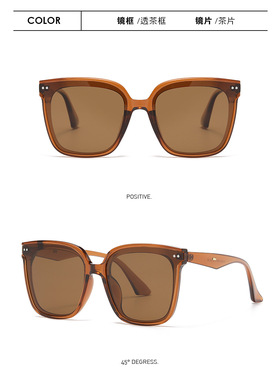 偏光大框墨镜太阳镜偏光