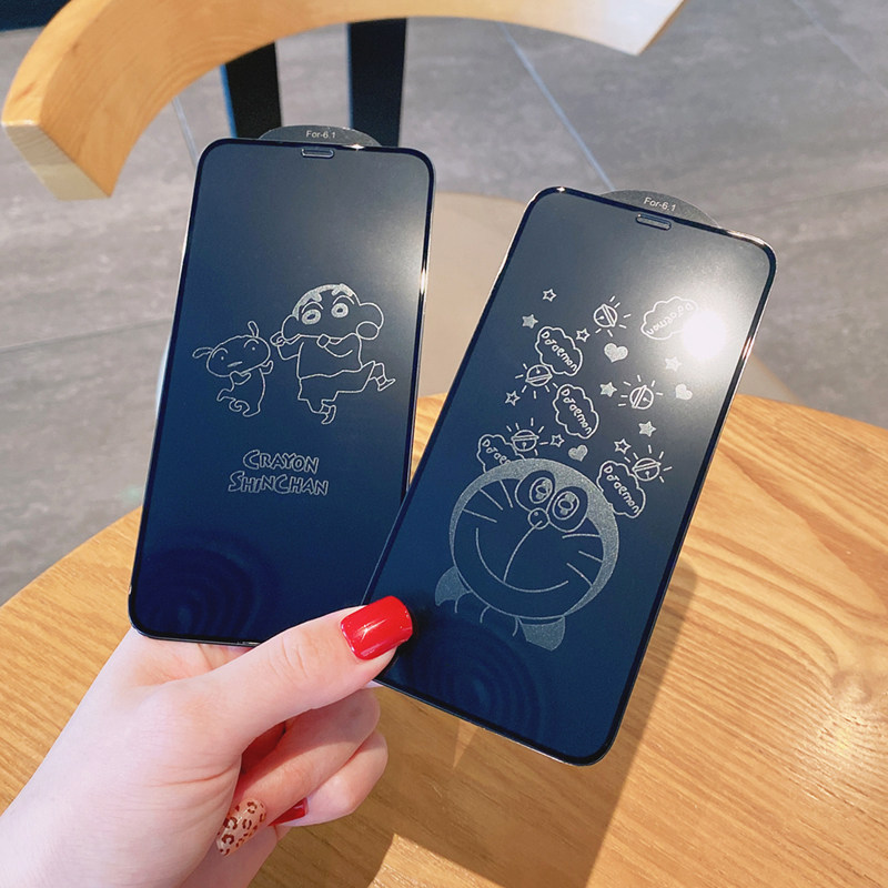 苹果17promax卡通息影钢化膜适用iPhone16pro手机膜17全屏防爆膜15/14/13/12/11/XR屏幕贴膜图案隐形膜16plus,淘宝优惠券,粉丝福利购,淘宝优惠卷