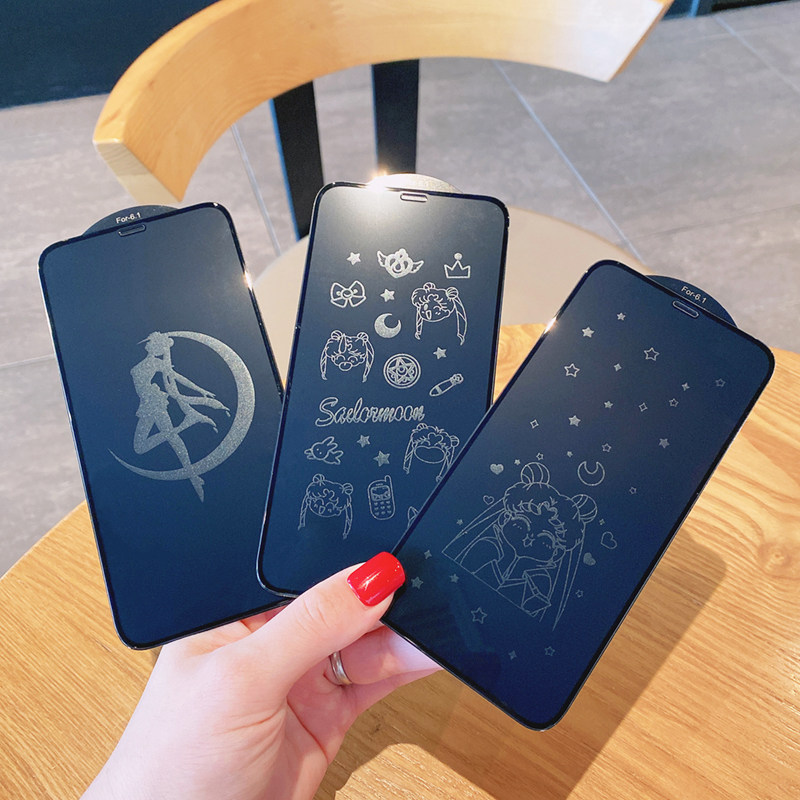 苹果17promax卡通息影钢化膜适用iPhone16pro手机膜17全屏防爆膜15/14/13/12/11/XR屏幕贴膜图案隐形膜16plus,淘宝优惠券,粉丝福利购,淘宝优惠卷