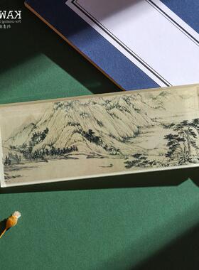 中国风四大名画系列超厚实透明亚克力冰箱贴家居装饰磁铁贴磁吸