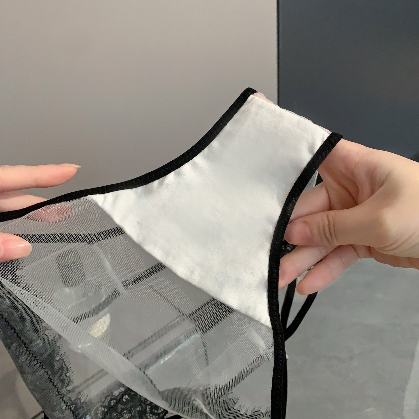 「HS」黑蕾撩纱*绝美性感蕾丝小心机内裤女款2026新款女士三角裤,淘宝优惠券,粉丝福利购,淘宝优惠卷