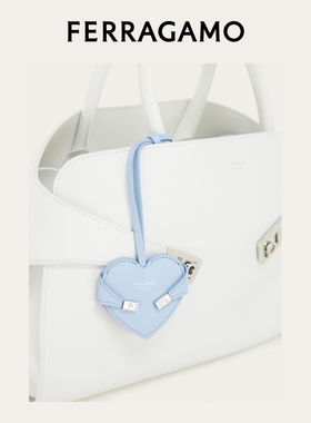 【礼物】FERRAGAMO菲拉格慕女士精巧Hug化妆镜吊饰