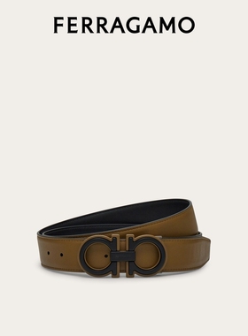 FERRAGAMO男士双面牛皮皮带