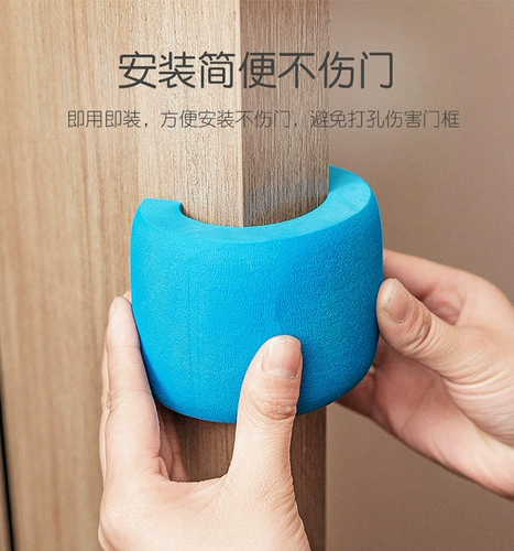Детский дверной защитный зажим для двери, стеклянный ограничитель, анти-защемление, защита от столкновений