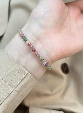 2026新款粉色碧玺水晶手串手链小众设计新中式手串高级感国风闺蜜