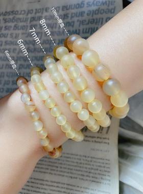 2025天然羚羊角6mm7mm8mm10mm手串108颗清热安神清肝民族风保健女