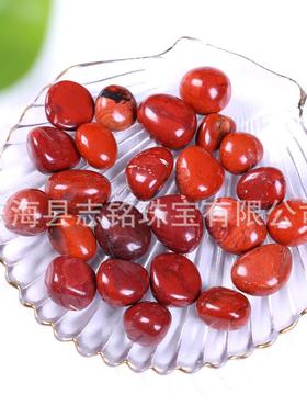 2026一斤天然红碧玉滚石red Jasper香薰扩香石鱼缸盆栽造景石跨境