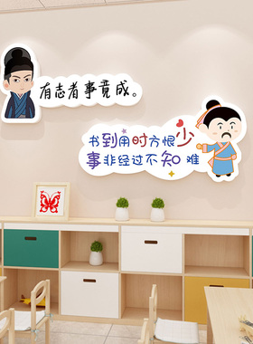 教室布置古诗词装饰画