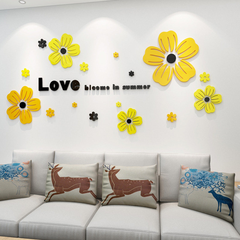 卧室床头墙面装饰品客厅电视背景墙布置自粘贴纸玄关餐厅立体墙贴,淘宝优惠券,粉丝福利购,淘宝优惠卷